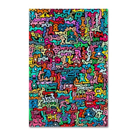 Miguel Balbas 'Maze 3' Canvas Art,22x32